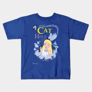 "CAT HOLE" - Disnerland Parody Kids T-Shirt